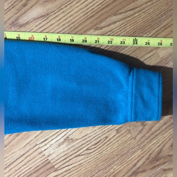 Iron Heart CPO Micro Fleece Flannel Shirt Mens XL Button Up Turquoise Blue - Picture 8 of 10